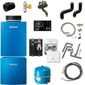 Produktbild: Buderus GB212 Logaplus Gas-Brennwert Heizungspaket K59 mit liegendem Warmwasserspeicher L160, Regelgerät & Zubehör - 15 kW - 7739610418