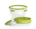 Produktbild: Salatbox 1L EMSA Clip & Go transparent, 100% dicht, Toppings/Dressing