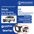 Produktbild: Für SKODA Fabia Fliessheck III Typ NJ3 18- AHK starr +13pol sp. E-Satz TOP