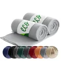 Produktbild: wometo 2er Set ECO Fleecedecke aus 100% recyc. Material 130x160 hellgrau
