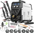 Produktbild: STAHLWERK Schutzgasschweißgerät 4-in-1 Kombi CTM-250 ST – WIG, MIG/MAG, MMA (E-Hand), FLUX (Fülldraht) bis 200A, CUT bis 45A, Schneidleistung bis 14mm