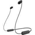 Produktbild: Sony Kopfhörer WI-C100B, schwarz, In-Ear, mit Mikrofon, Bluetooth