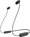Produktbild: Sony WI-C100 In-Ear Kopfhörer Bluetooth Mikrofon Sprachassistent Schwarz 25h