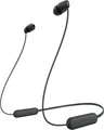 Produktbild: Sony WI-C100 In-Ear Kopfhörer Bluetooth Mikrofon Sprachassistent Schwarz 25h