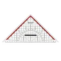 Produktbild: Geometriedreieck 22 cm mit abnehmbarem Griff | Transparentes GeometrieDreieck...