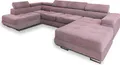 Produktbild: Masseno Ecksofa CASONE L-S mit Schlaffunktion U-Form, Sofa mit Bettkasten, Wohnzimmersofa, Couch, Soffa, Bettsofa, Couchgarnitur- Lila, MONOLITH 62