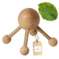 Produktbild: HOFMEISTER® Holz Massagegerät - Natürliche Entspannung und Wohlbefinden - Effektive Rücken- und Nackenmassage für Zuhause ðŸŒ¿ðŸ’†â€â™‚ï¸