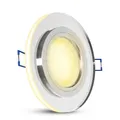 Produktbild: YAPU Glas Einbaustrahler mit LED Ring LED Modul 4W warmweiß Spot