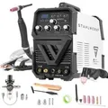 Produktbild: STAHLWERK Schweißgerät AC DC WIG 200 CUT mit MMA Integrierter Plasmaschneider