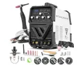 Produktbild: STAHLWERK Inverterschweißgerät AC/DC WIG 200 CUT ST mit Plasmaschneider und MMA, 10 - 200 A, Packung}, 12-tlg., Einzelgerät, Kombi Schweißgerät