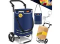 Produktbild: KESSER® Einkaufstrolley klappbar mit 56L Kapazität und belastbar bis 50kg 3in1 Trolley Sackkarre & Umhängetasche Faltbarer Einkaufswagen inkl. Kühlfach & Einkaufschip Treppensteiger