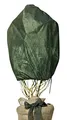 Produktbild: Windhager Winter-Vlies Rosenvlies-Haube Thermovlies Gartenvlies Frostschutz Kälteschutz für Rosen, 3 Stück, 0,75x1 m, 30 g, grün