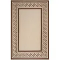 Produktbild: Novel Outdoorteppich, Braun, Creme, Kunststoff, Bordüre, rechteckig, 120x170 cm, Oeko-Tex® Standard 100, Oeko-Tex® Made IN Green, für Fußbodenheizung geeignet, in verschiedenen Größen erhältlich, wasserabweisend, schmutzabweisend, UV-beständig, Hausstauballergiker lichtunempfindlich, pflegeleicht, strapazierfähig, Teppiche & Böden, Teppiche, Outdoorteppiche