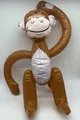 Produktbild: Affe aufblasbar Äffchen Figur Dschungel Party Deko Wasserspielzeug Ca. 55 Cm