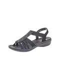 Produktbild: Rieker Damen voorjaar/zomer. 60870 Geschlossene Sandalen, Black 00, 36 EU