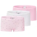 Produktbild: Schiesser Panty 3er Pack Kids Girls 95/5 Organic Cotton (Spar-Set, 3-St) Short Slip - Baumwolle bunt|rosa 128