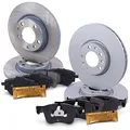 Produktbild: BESTPRICE Bremsenset inkl. Bremsscheiben Vorne Ø 304 mm Belüftet + Hinten Ø 268 mm Voll + Bremsbeläge Vorne & Hinten