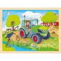 Produktbild: Goki Einlegepuzzle Traktor (96 Teile) (57326)