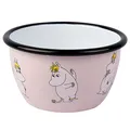 Produktbild: Mumins - Emaille Schale Retro -Snorkfräulein- Hellrosa, 6 dl