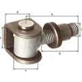 Produktbild: GAH Torband 65x42x37x30mm Stahl roh (418304)
