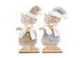 Produktbild: Logbuch-Verlag Dekofigur Weihnachtskatzen Set - 2 Katzen Figuren Weihnachten Dekofiguren 26,5