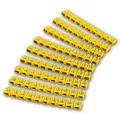 Produktbild: MC POWER - Kabelmarker Kabelmarkierer Clips (Kabel bis 6mm, Buchstaben A, B, C)