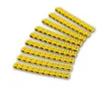 Produktbild: McPower Marker Kabelmarker-Clips, gelb, Kabel-Ø 4,0mm² - 6,0mm²