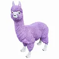 Produktbild: Aspinaworld Gartenfigur, Alpaka Figur in lila, 45 cm, Figur für den Garten, wetterfeste Deko