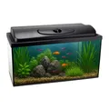 Produktbild: Aquarium Komplettset 50x30x30 45 L Starterset Becken mit Abdeckung inkl. LED Beleuchtung Aquarium Set Komplett