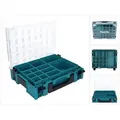 Produktbild: Makita MAKPAC 1 Organizer Kleinteilekoffer 395 x 295 x 110 mm ( 191X80-2 ) mit 13x Boxeinsatz