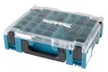 Produktbild: Makita 191X80-2 MAKPAC-Organizer, mit 13 herausnehmbaren Boxeinsätzen, Klarsichtdeckel, verknüpfbar an Koffersystem, mit Tragegriff, 395 x 295 x 110 mm (LxBxH)