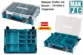 Produktbild: Neuheit MAKITA Makpac Koffer mit Boxen - Organizer 191X80-2 Praktisch handlich