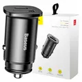 Produktbild: Baseus Square PPS QC4.0 / PD3.0 Autoladegerät 5A 30W (Schwarz)