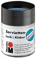 Produktbild: Marabu 11400005844 - Transparenter Lack und Kleber für Serviettentechnik, glänzend, 50 ml im Glas, auf Wasserbasis, Wetterfest und lichtbeständig, auch für Bügeltechnik