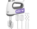 Produktbild: CLATRONIC Handmixer HM 3775, mit kraftvollen 400 Watt-Motor, 5 Stufen