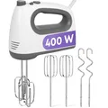 Produktbild: Clatronic Handmixer HM 3775, 400 W, Turbostufe, Zubehör spülmaschineng., NEU