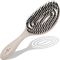 Produktbild: Bio Haarbürste ohne Ziepen mit Wildschweinborsten - Entwirrbürste mit einzigartiger Spirale, nachhaltiges Material - perfekt für nasse&trockene Haare, mehr Glanz, Volumen & gesunde Haarpflege, Natur