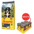 Produktbild: JOSERA Junior Kids junge Hunde 12,5kg + JOSERA Meat Lovers Pure 6x400g GRATIS