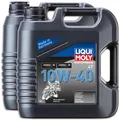 Produktbild: 2x LIQUI MOLY 3046 Motorbike 4T 10W-40 Motorrad Mineralisch Motorenöl Motoröl 4L