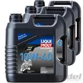 Produktbild: 3x4L LIQUI MOLY MOTORÖL MOTORBIKE MINERALISCH 4TAKT 10W-40 passend für API SP