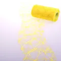 Produktbild: Deko AS GmbH Sizoweb Tischband Wellenschnitt gelb ca. 12,5 cm Rolle 25 Meter 64W 010-R