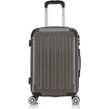 Produktbild: Flexot® F-2045 Handgepäck Bordcase Trolley Koffer Reisekoffer Hartschale Doppeltragegriff mit Zahlenschloss Gr. M Farbe Bronze-Gold