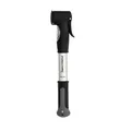 Produktbild: FISCHER Mini-Luftpumpe mit Manometer, Doppelhub-Technik, für alle Ventile (AV, DV, SV), Duokopf, aus Aluminium, extrem kompakt