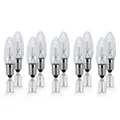 Produktbild: Ersatz-Kerzen für Schwibbogen 10 Stück 34V 3W Riffelkerze für Weihnachtsbaum ...