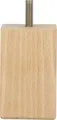 Produktbild: Eckiges Möbelbein 50x50mm Möbelfuß massiv Buchenholz Holzfuß Couchfuß Tischbein 80mm