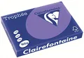 Produktbild: Clairefontaine 1047C - Ries mit 250 Blatt Druckerpapier / Kopierpapier Trophée, DIN A3 (29,7x42 cm), 160g, Violett Intensive Farbe, 1 Ries