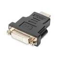 Produktbild: DIGITUS HDMI Adapter, Typ A - DVI-I(24+5) St/Bu, Full HD, sw