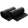 Produktbild: wometo 2er Set Polar Fleecedecke 130x160 cm, OEKO-TEX ca. 400g Gewicht, mit Antipilling & Kettelrand - Farbe schwarz