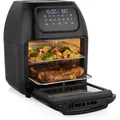 Produktbild: Tristar - Digitale Heißluftfritteuse Mini Backofen, 2 Grillroste & Pommeskorb, 10L 1800W