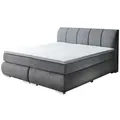 Produktbild: Sun Garden BX 2120 Malin Boxspringbett Holzwerkstoff/Stoff mit TFK-Matratze - Braun